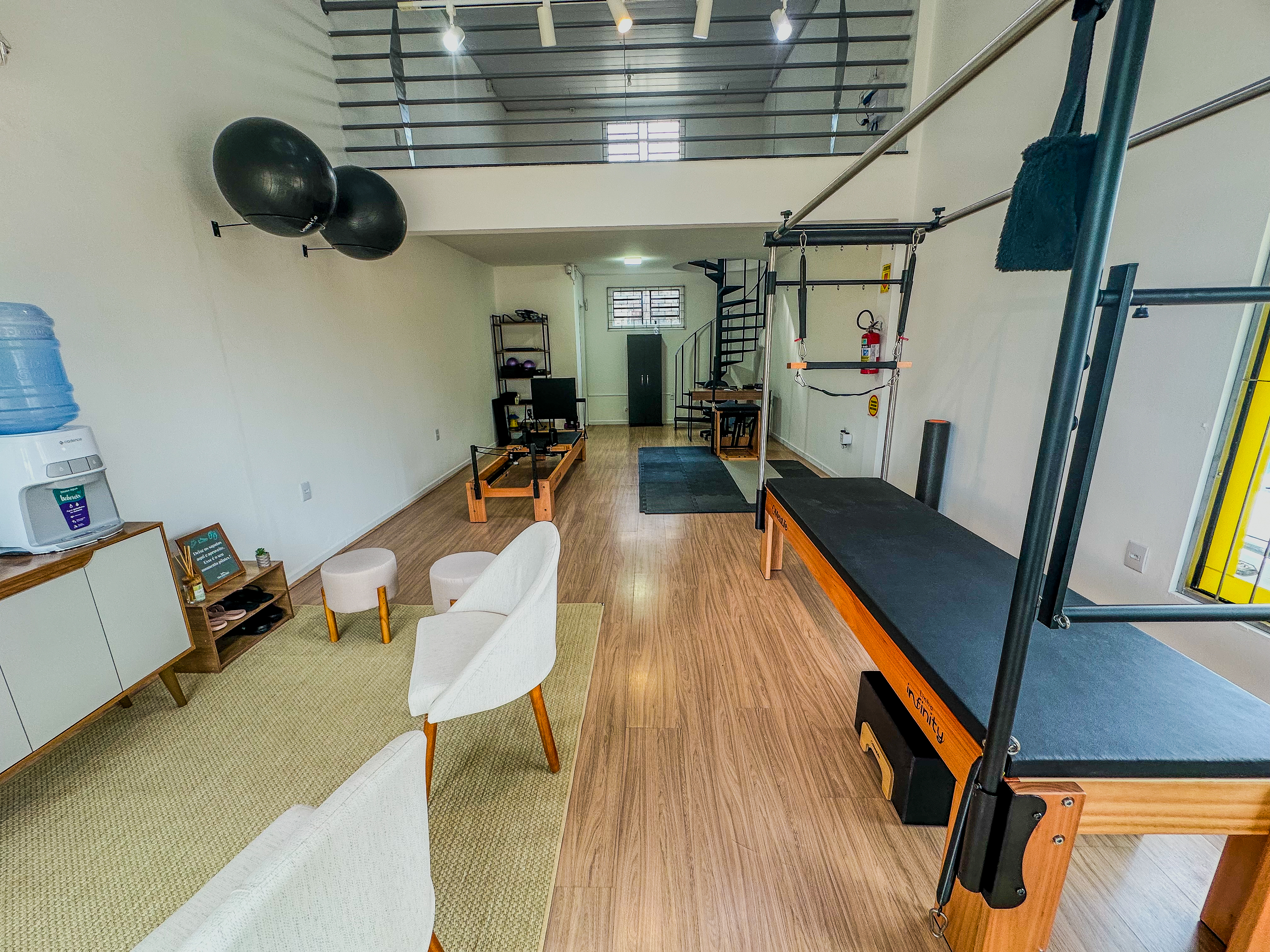 Vista panorâmica do Estúdio Movimenttá Pilates em Criciúma